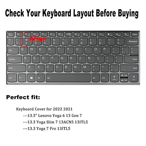 Protector de teclado para Lenovo Yoga 6 13.3 pulg miniatura 2