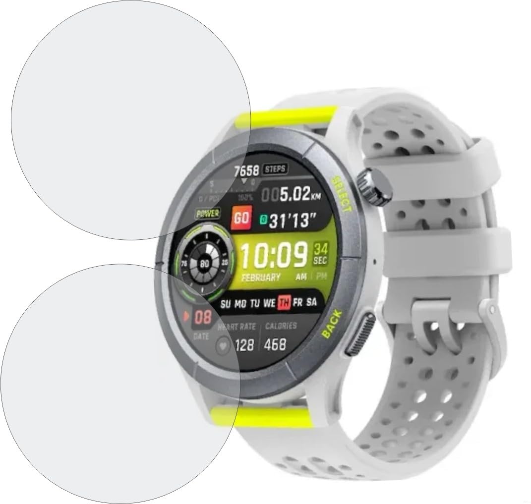 TELTREK Screen Guard for Amazfit Cheetah Smartwatch Screenguard, Edge to Edge TPU Fiber Film not Tempered Glass Screen Protector for Amazfit Cheetah (Pack of 2) (B0CN1T65CS) Amazon Price History, Amazon Price Tracker