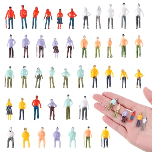 Figurines Mini Personas 100 Piezas Escala 1:75 miniatura 1