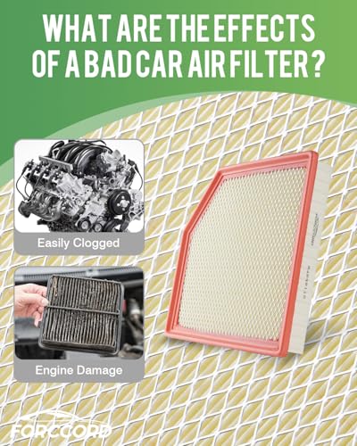 Image of 2-Pack Engine Air Filter Fits for 2023-2025 2026 Chevrolet Colorado GMC Canyon 2.7L Air Filter Replacement 84848112