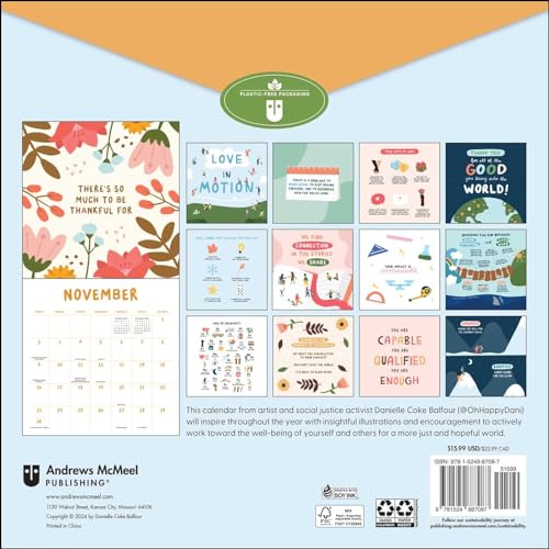 Love In Motion 2025 Wall Calendar - Image 2