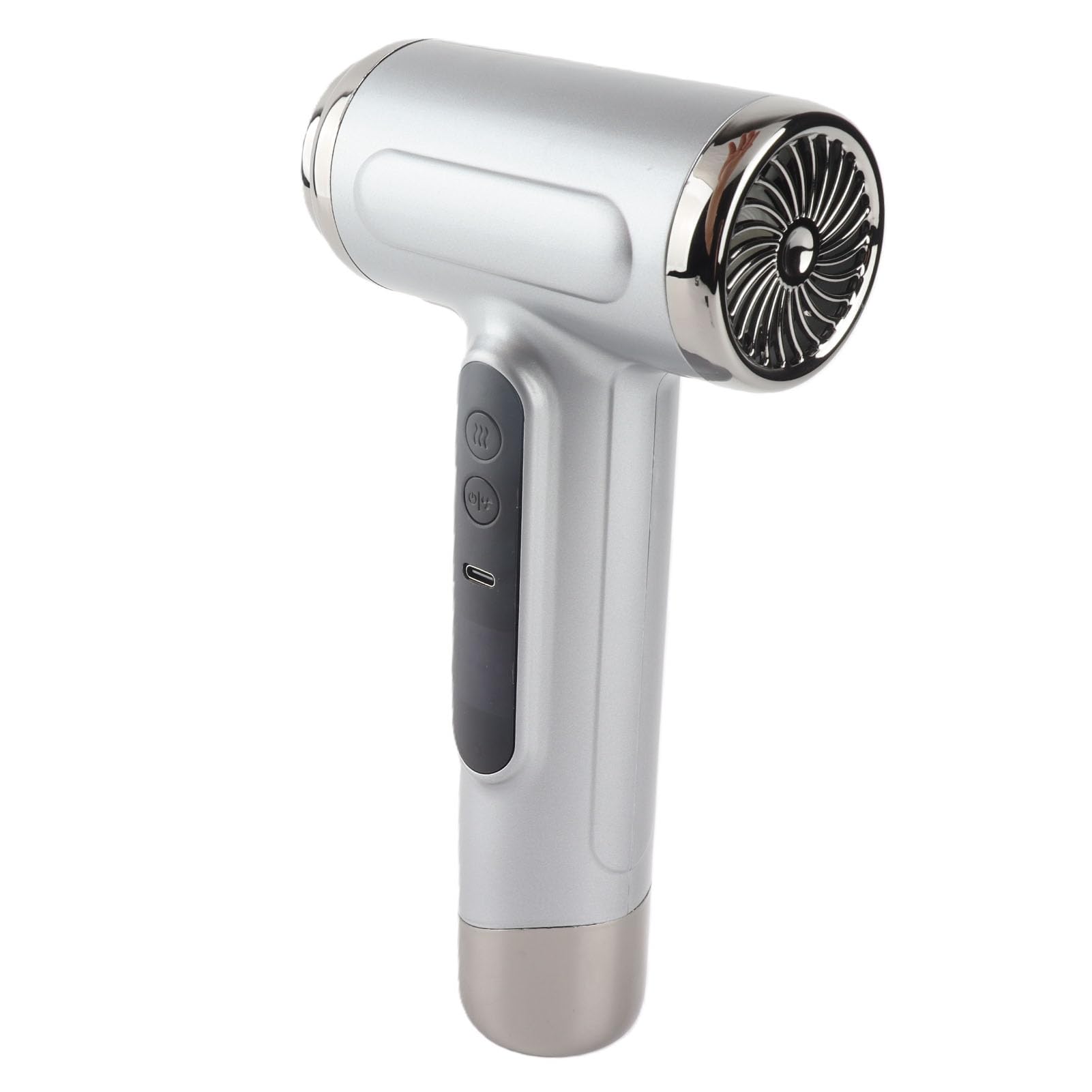 Jiawu Secador de Pelo Inalámbrico, 200 W, 15600 MAh, Secador de Pelo de Viaje con Viento Frío y Caliente, de Portátil con Boquilla de Cable de Carga USB para Viajes, Camping, Dormitorio