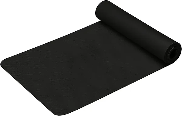 Yoga Mat with Strap 5mm Thick Non Slip Anti-Tear High Density Exercise Mat with Carrying Strap Hot Yoga Mat for Fitness, Home Yoga, Gym, Stretching, Workouts, Floor, Pilates