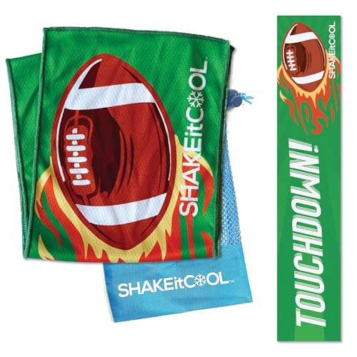 SHAKEitCOOL Original Cooling Towel &ndash; Be Cool in Style - Heat Relief, Soft, Lightweight, Sun...