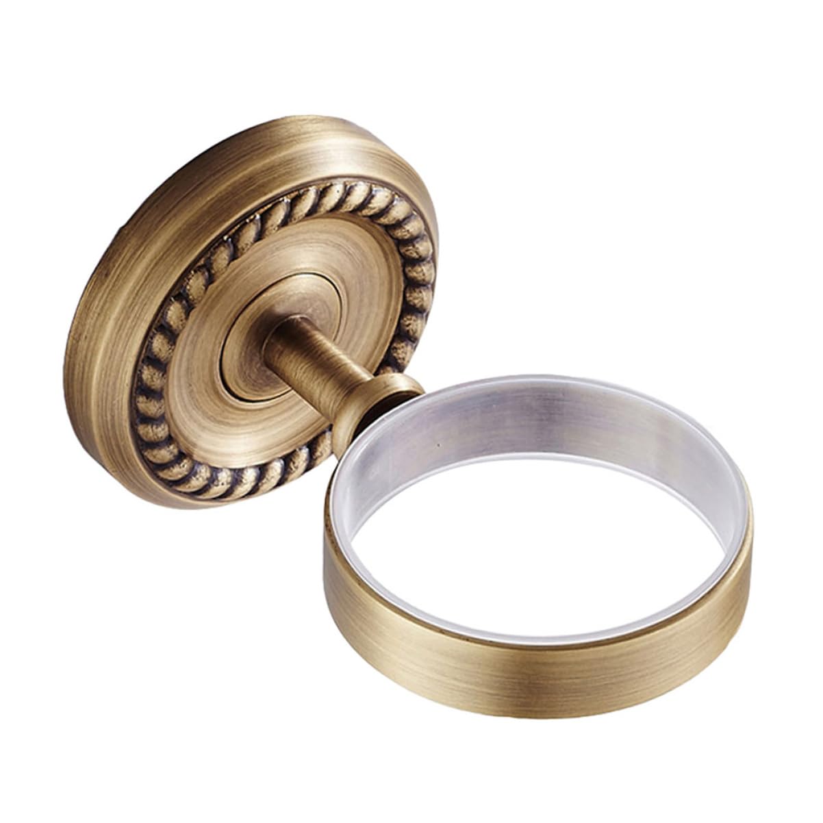 Portasapone da Parete Facile da Pulire e Installare Design Salvaspazio in Rame Antico Colore Oro per Bagno e Doccia