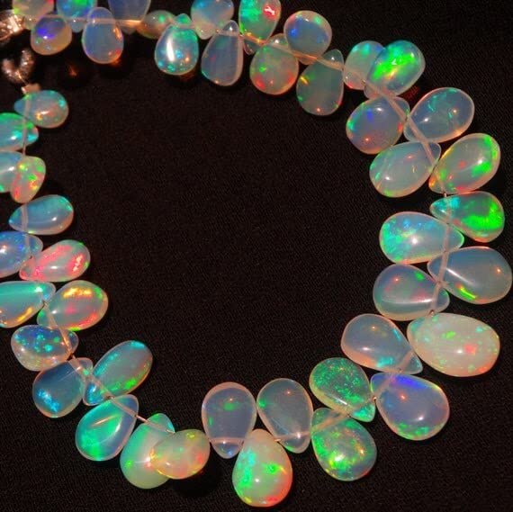 Opale d'Éthiopie naturelle LKBEADS : pierres poires pour bijoux
