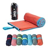 4Monster スポーツタオル マイクロファイバー コンパクト 速乾 ジムタオル スイミング