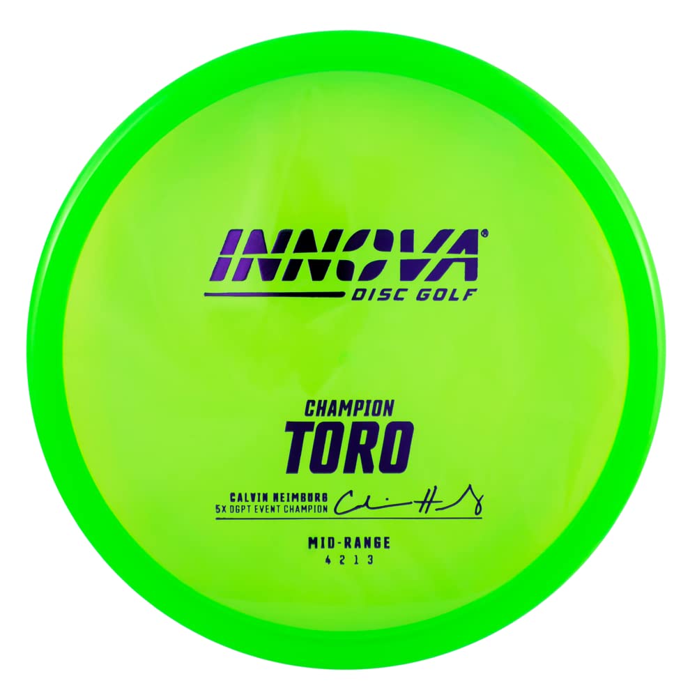 INNOVA Calvin Heimburg Champion Toro Mid-Range Golf Disc [Colors Will Vary] - 165-169g