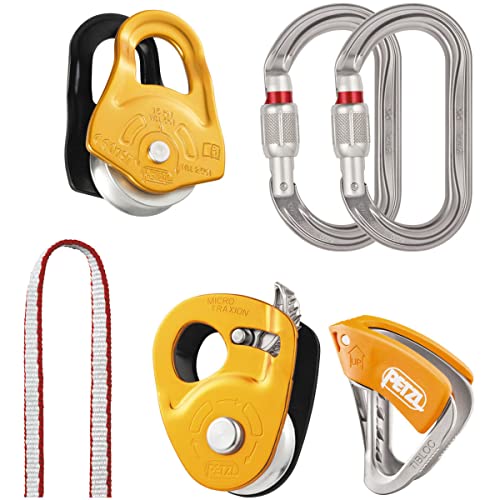 PETZL, Crevasse Rescue Kit, Kit for hauling and self-rescue from crevasses