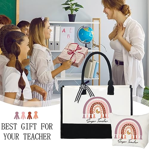 Pack de 20 bolsas tote de lona para maestras miniatura 2