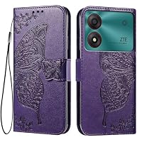JNERBUYI Leder Flipcase Für ZTE Blade A73 4G / V50 Smart / Axon 50 Lite – Mit Magnetverschluss, Kartenfächern & Ständer, Grün