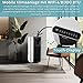 Echos® Mobile Klimaanlage 9.000 BTU mobil mit Abluftschlauch, Wi Fi & Fensterabdichtung – Mobiles Klimagerät App/WLAN Steuerung Fernbedienung & 24 h Timer - Luftkühler, Luftentfeuchter & Ventilato