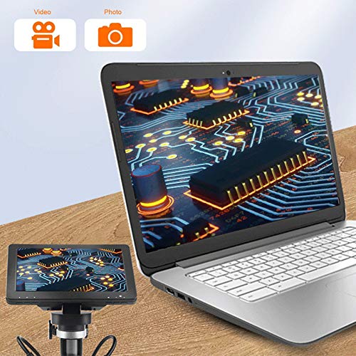 7 Inch LCD Digital Mikroskop, HD 1080P, 1200X Magnification,USB Mikroskop Kamera, 8 Einstellbares LED-Licht, Digital… – Bild 4