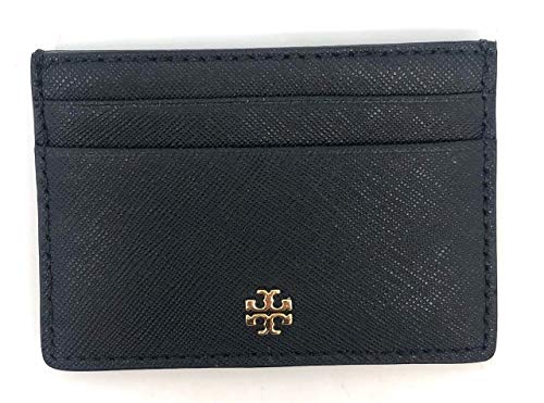 Tory Burch Emerson Slim Card Case Wallet 52904 (Black)