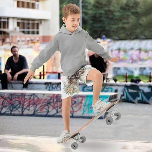 DOMIKING Siamese Cat White Kids Shorts Pull-on Boys Shorts with Elastic Waist Casual Athletic Pants for Summer Outdoor4