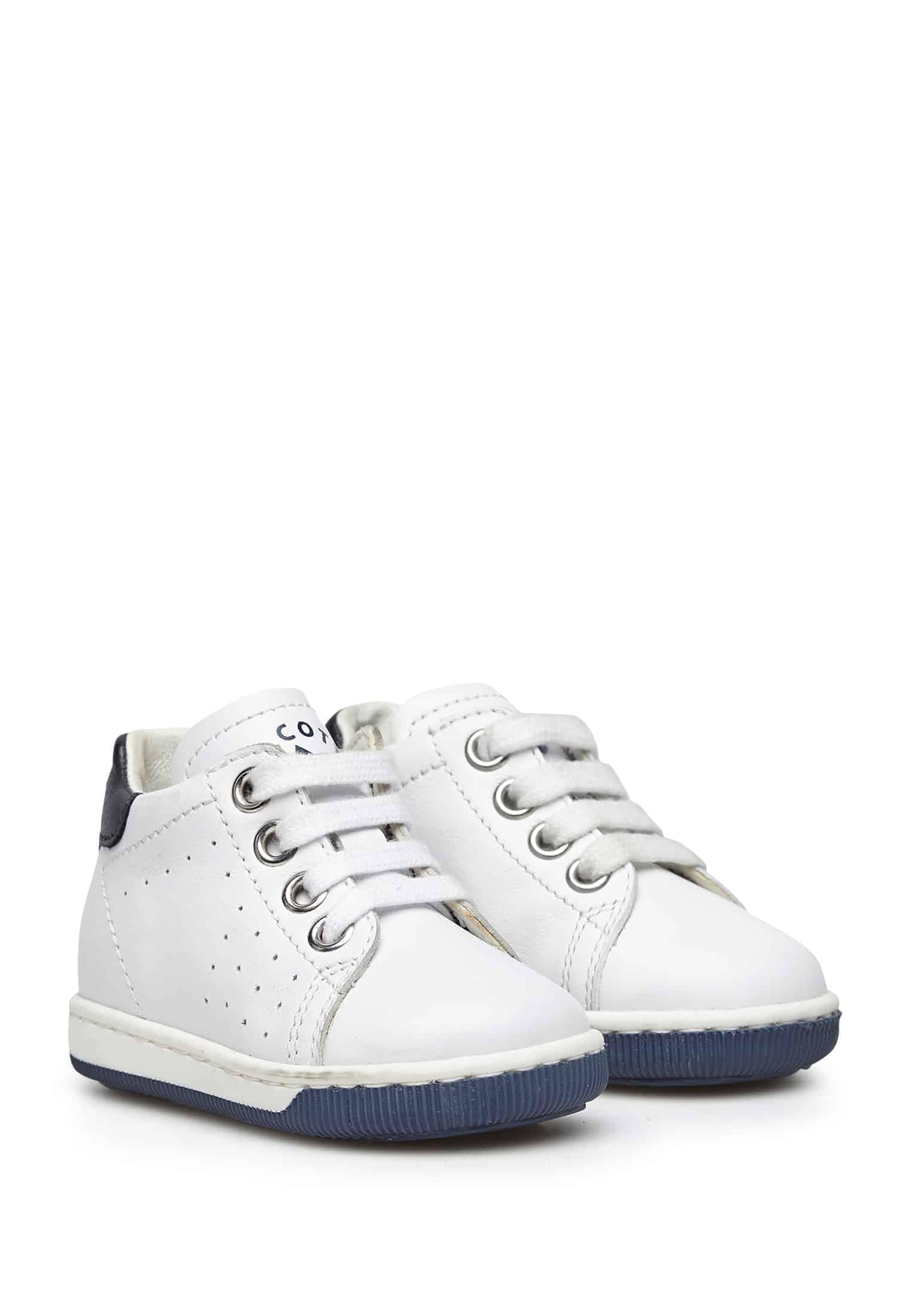 Falcotto Sneakers Stringate in Pelle Bicolore