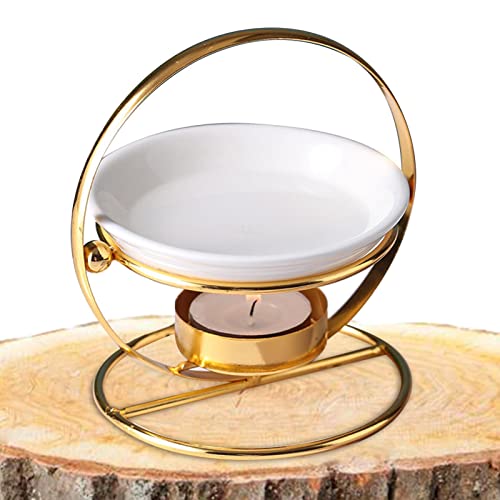 Difusor de Aroma Queimador de Óleo Essencial | Prato de Cerâmica Aromaterapia Queimador de Óleo Esse