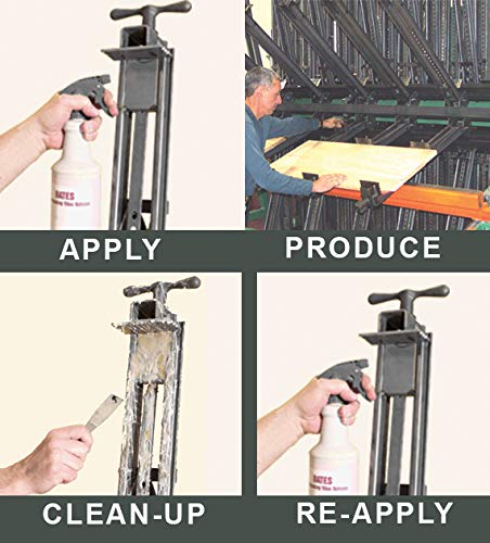 Miniatura 2 de Bates Glue Release & Boothcoating - Bates es un revestimiento temporal de emulsión a base de agua para la industria de la carpintería que permite