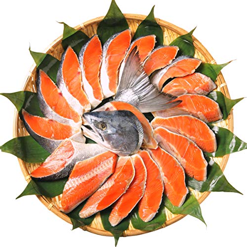 北海道産 熟成 新巻鮭 姿切り身 1.8〜2kg 【FF5】 (【ギフト 熨斗あり】)