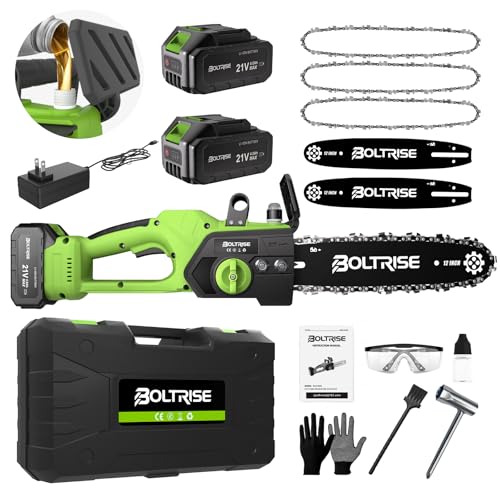 BOLTRISE 12 Inch Cordless Brushless Electric Chainsaw