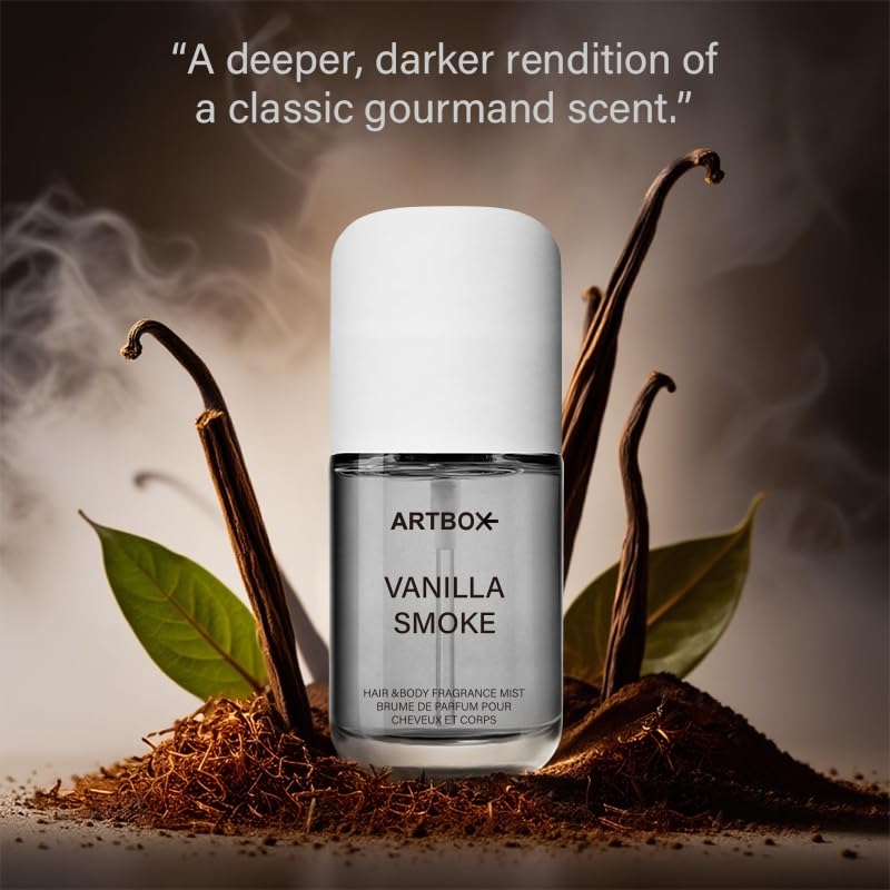 Perfume Vanilla Smoke Eau de Toilette for Men, 1.7 Oz | Alcohol-Free Cologne Spray with Oud, Tobacco & Coffee | Long Lasting Intense Fragrance for Day, Night & Office | Romantic (VANILLA SMOKE)