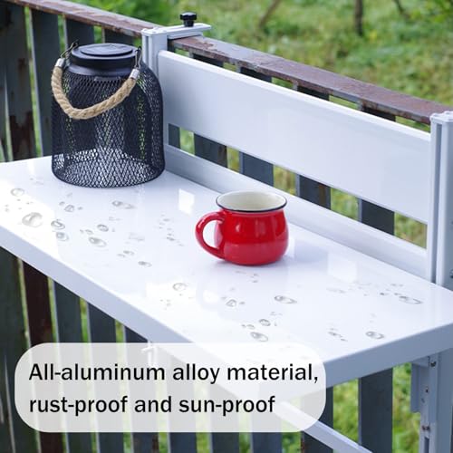 Table de balcon pliante : optimisez votre balustrade sans encombrer l'espace - 6