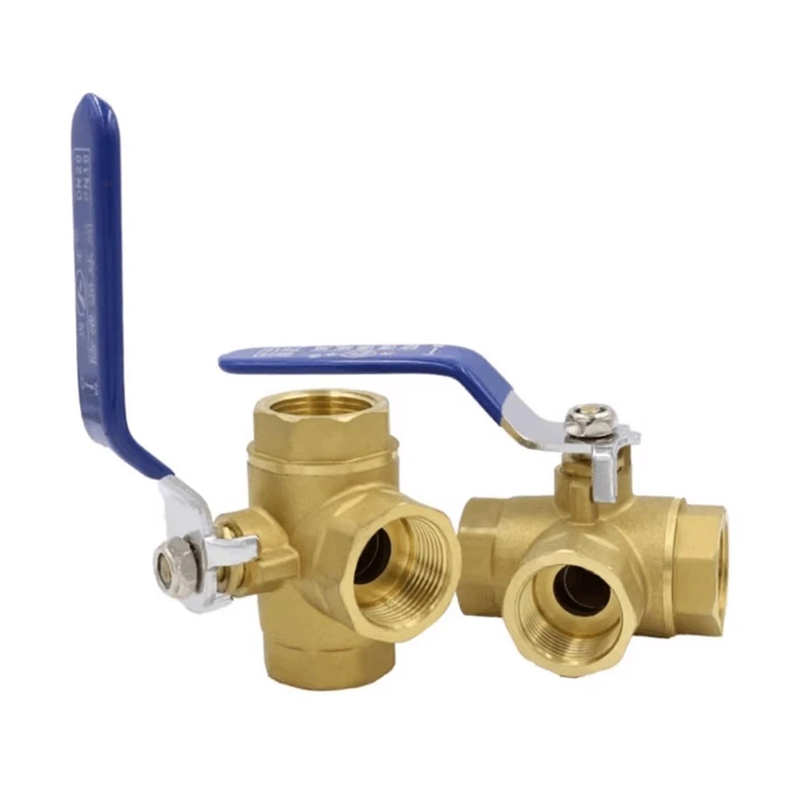 Adaptador esférico del tanque de agua, Adaptador de conector de válvula de bola de latón de tres vías, puerto completo de hilo femenino BSP de 1/4 ", 3/8", 1/2 ", 3/4", 1 ", for agua, aceite, aire y G