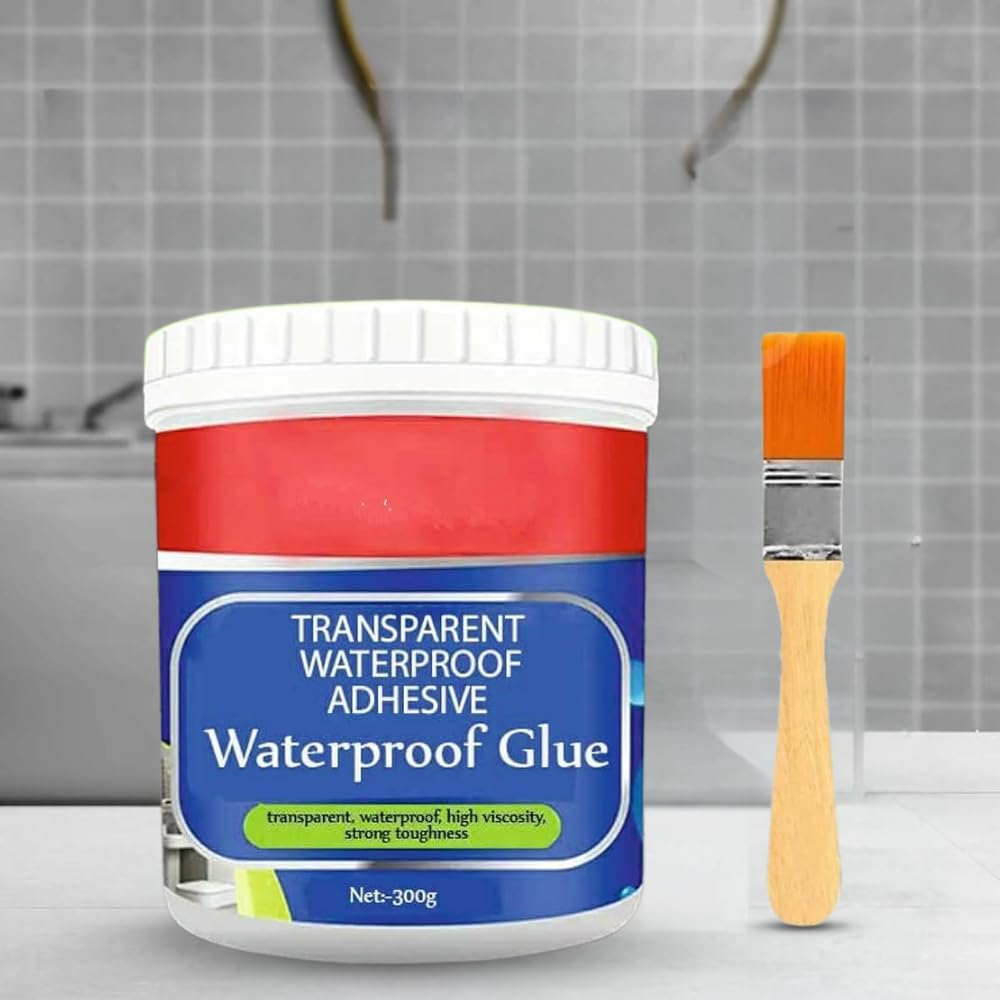 Relanta Crack Seal Glue 300gm with Brush Transparent Waterproof Glue for Roof Leakage Crack Seal Agent Roof Water Leakage Solution Water Proof Glue Transparent Glue Waterproofing for Pipe Wall Tiles (B0D9SFD56L) Amazon Price History, Amazon Price Tracker