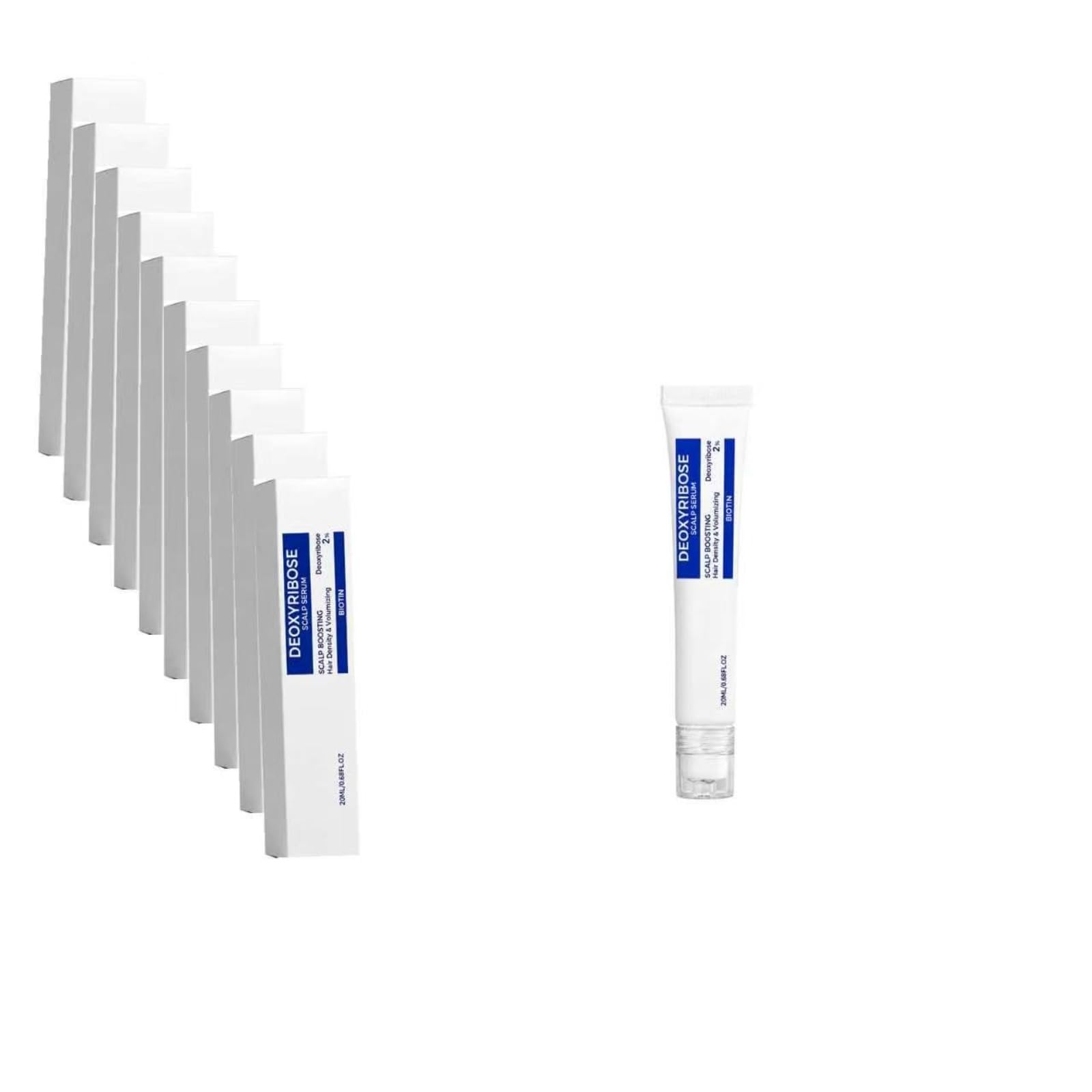 2% Deoxyribose Roll-On Scalp Serum Hair Density Care For Men And Women 20ml