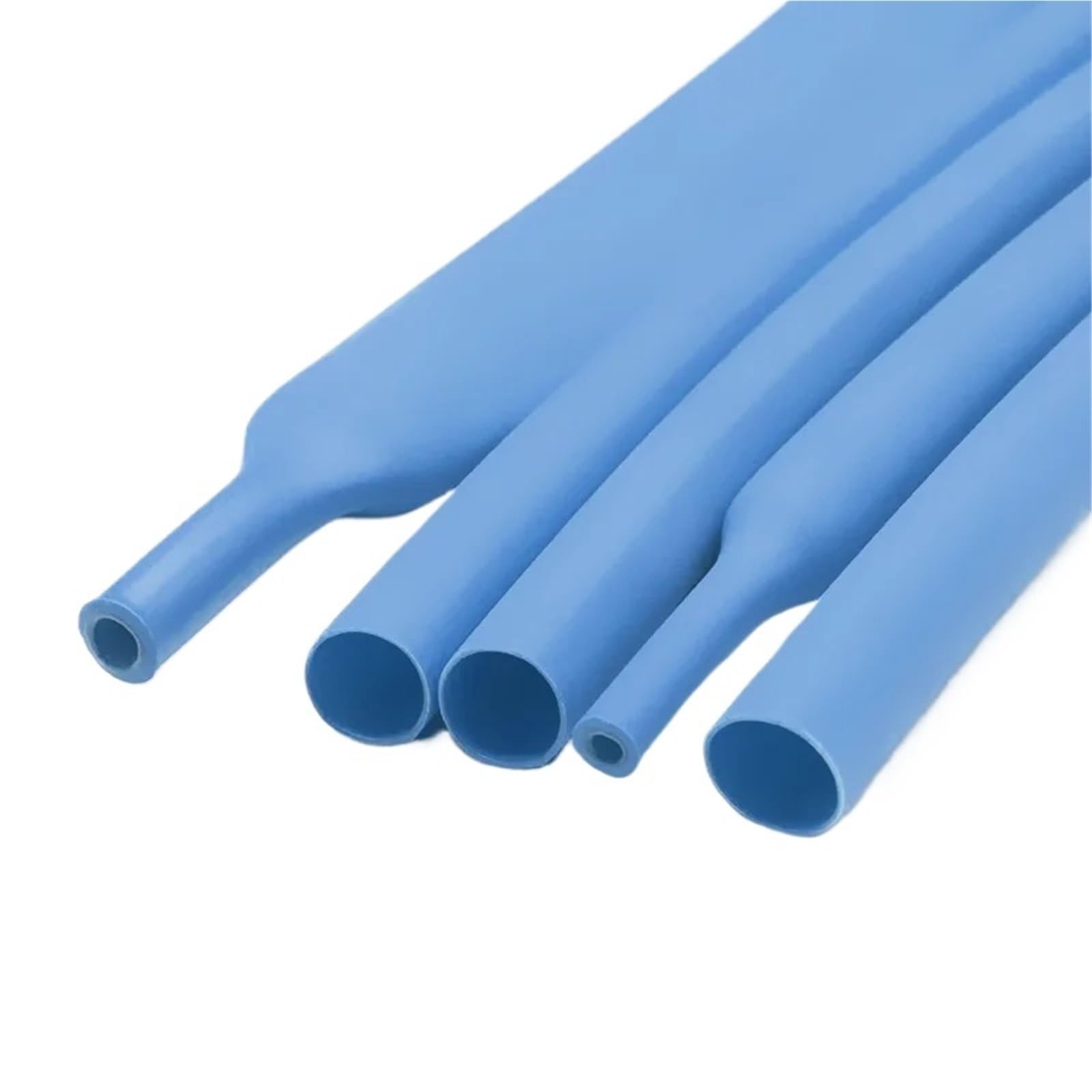 Tubo termorretráctil de poliolefina, negro, con pegamento, 10/50/100 m, 200 metros, 3:1, con relación de contracción variada, adhesivo for cable.(Blue,3.2mm,50m)