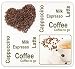 Produktbild WENKO 2712935500 Multi-Platte Kaffeegenuss, für Glaskeramik Kochfelder, Schneidbrett, Gehärtetes Glas, 56 x 50 cm, Mehrfarbig