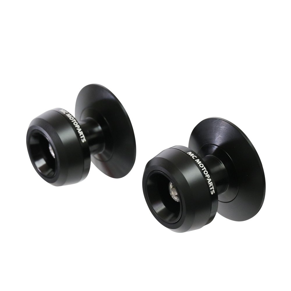 Twall 8MM CNC Swingarm Spools Compatible with GSXR 1000 2000-2018 09 10 11 12 13 14 15 16 17 Black product thumbnail 2