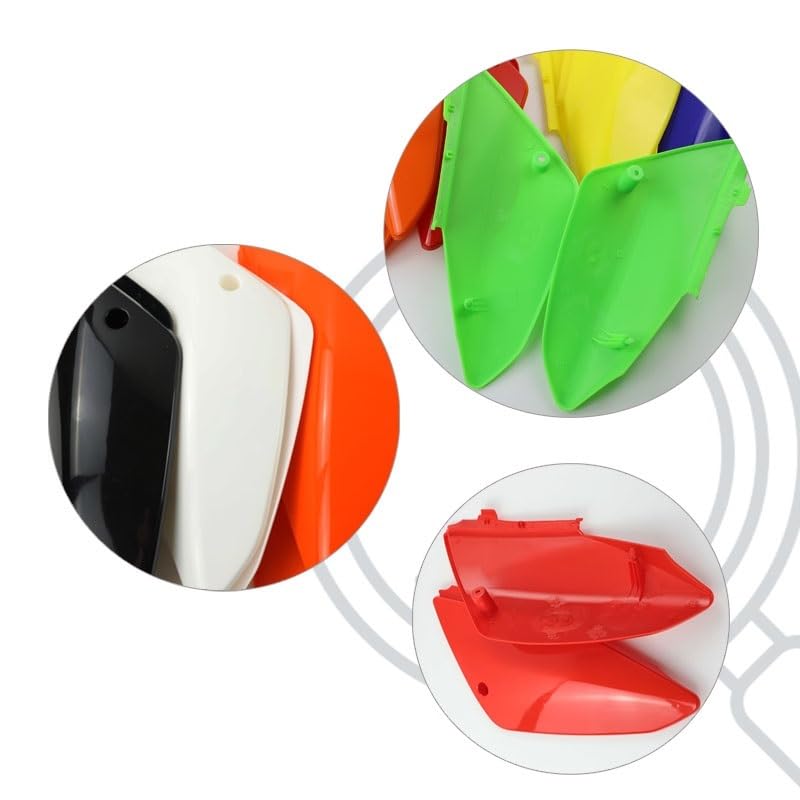Aileron Latérale Carénage Carénage de garde-boue arrière en plastique pour moto tout-terrain pour CRF 70, pièces détachées pour motocross
