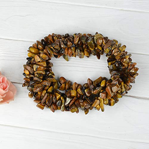 Image of Reiki Crystal Products Certified Natural Crystal Stone Chip Mala Necklace Collection for Men & Women, Reiki Energized Gemstone Jewellery for Meditation, Yoga, Spiritual Styling & Everyday Wear, Multiple Stone Variants