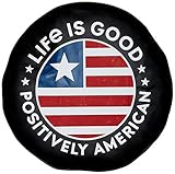 Life is Good Tire Cover, America Night Black, 28'