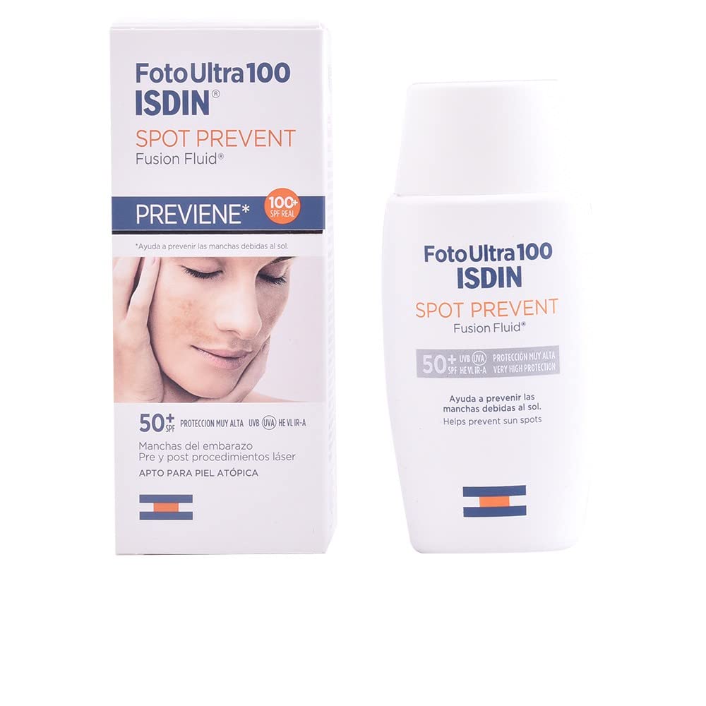 ISDINFotoUltra 100 Spot Prevent SPF 50+ Fusion Fluid Sunscreen 50ml