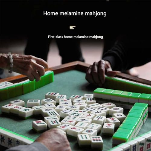 Juego de Mahjong Chino Completo con Caja de Aluminio Azul miniatura 5