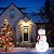 4FT Snowman Outdoor Christmas Decorations with LED Lights, Lighted Christmas Snowman Set Large Outdoor Yard Decor Xmas Holiday Decoration