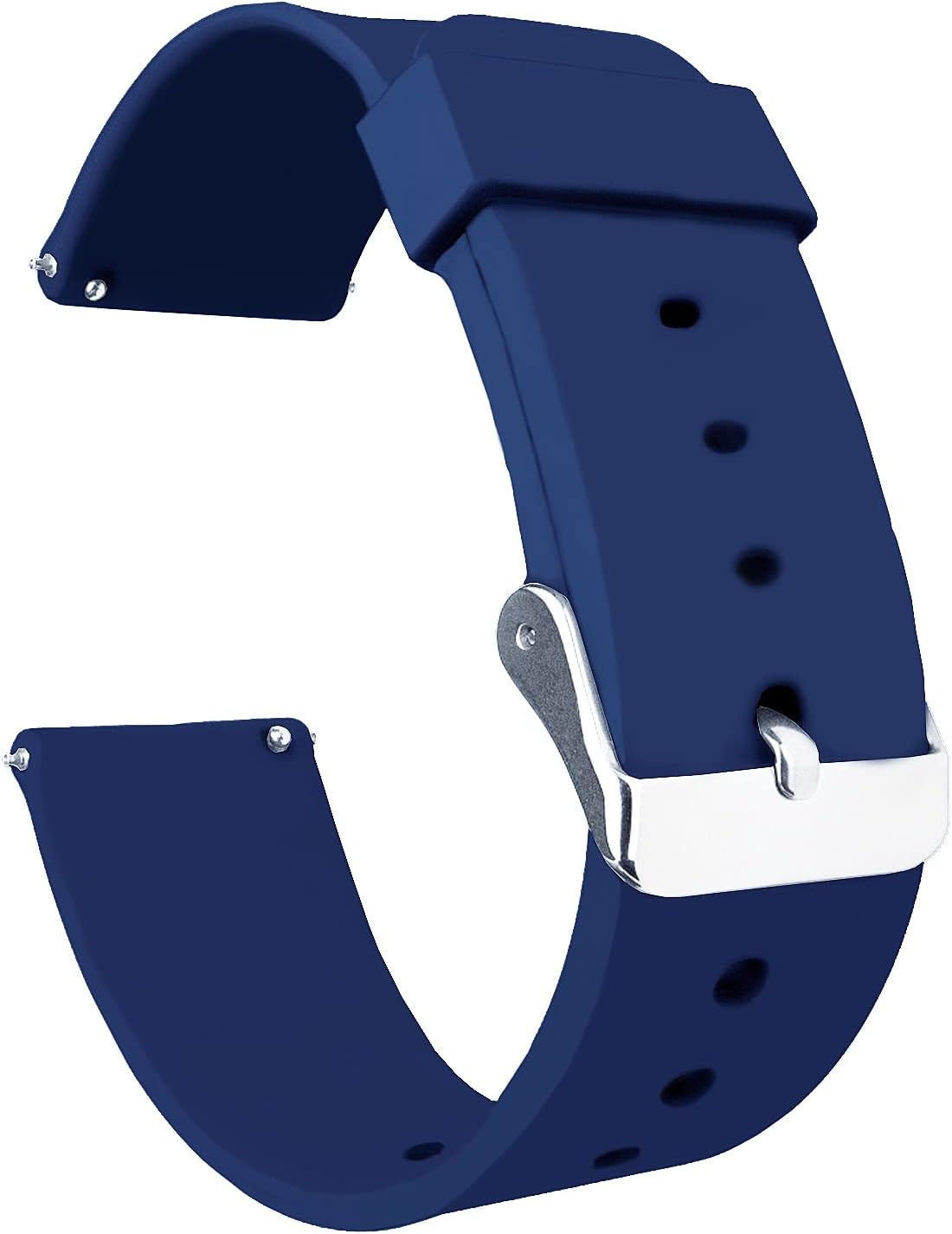 Quick Release Watch Band Compatible With Timex Easy Reader x Keith Haring 38 MM Silicone Replacement Smart Watch Strap with Tang Buckle