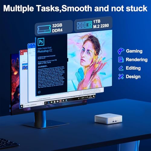 Image of GEEKOM Gaming|Video Editing XT12 Pro Mini PC with 12th Gen Intel i9-12900H NUC12 Mini Computers(Beats 1280P), 32GB RAM & 1TB SSD Mini PC Windows 11 Pro, 8K /Quad Display /USB4.0 /Multitasking Office Work | NUC12 Mini Computers(Beats 1280P) 32GB RAM & 1TB SSD Mini PC Windows 11 Pro, 8K /Quad Display /USB4.0 /Multitasking Office Work