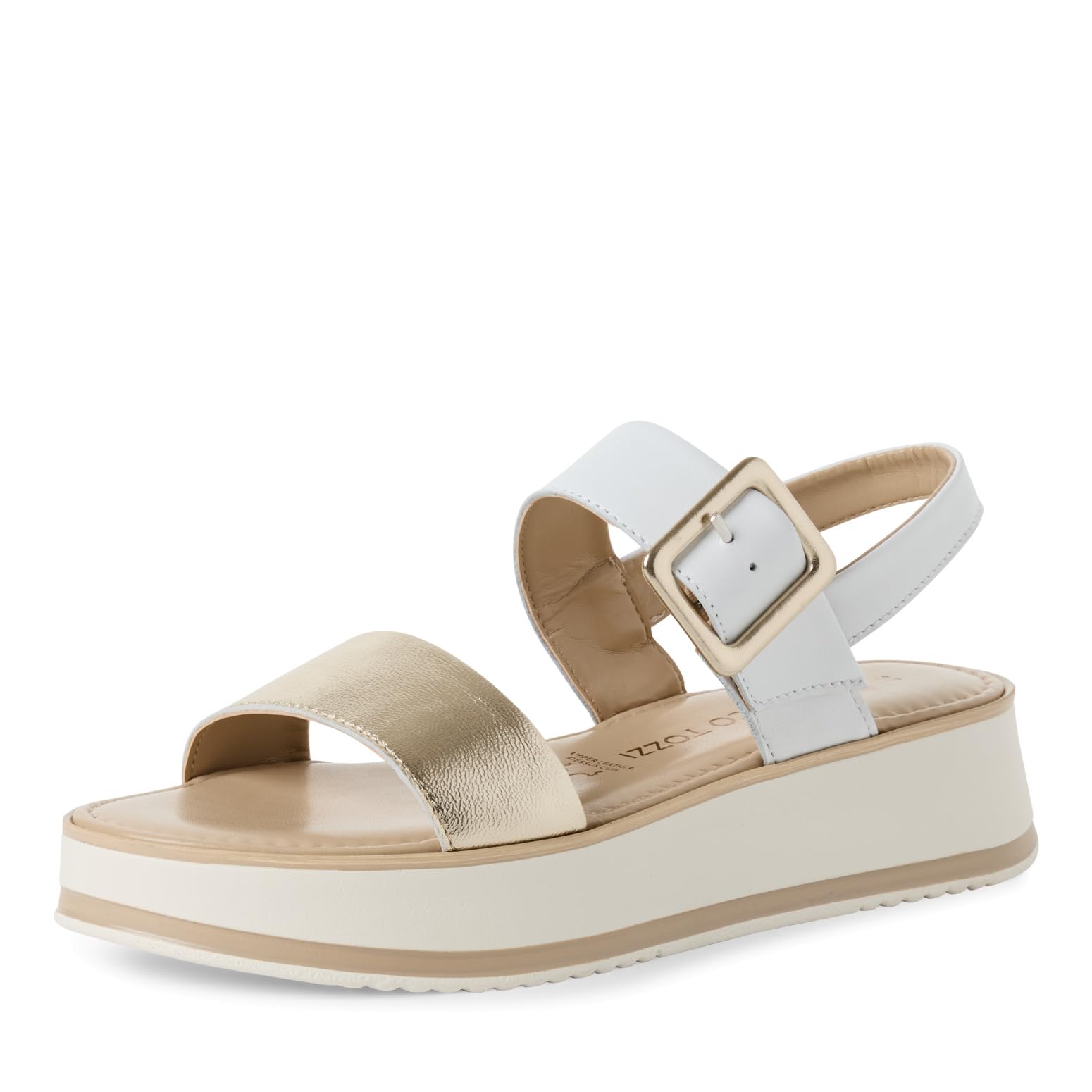 MARCO TOZZI Women's Sandale 2-28240-42, White, 9 UK