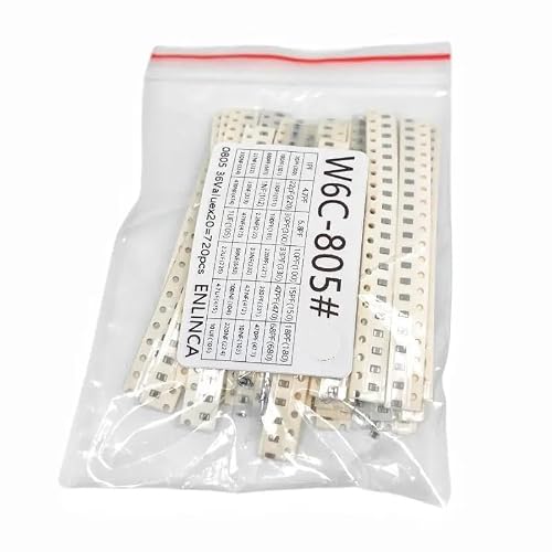 ZDVHOMCB Electronic Capacitor set Ceramic Capacitors assortment kit 720PCS 1206 36Value