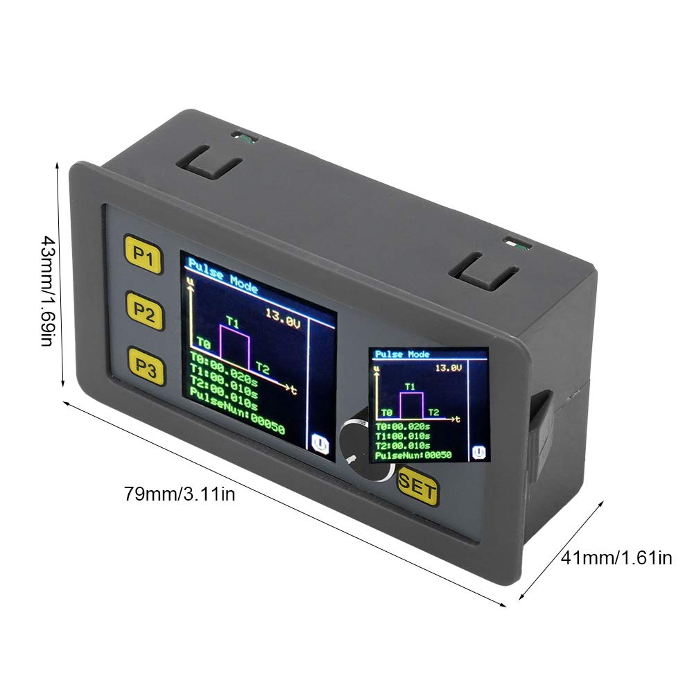 Générateur de Signaux PWM 4-20mA 2-10V, Fréquence Réglable 1-150kHz, Tension 1-24V, Module Multifonctionnel WSFG-06, 79x43x41mm
