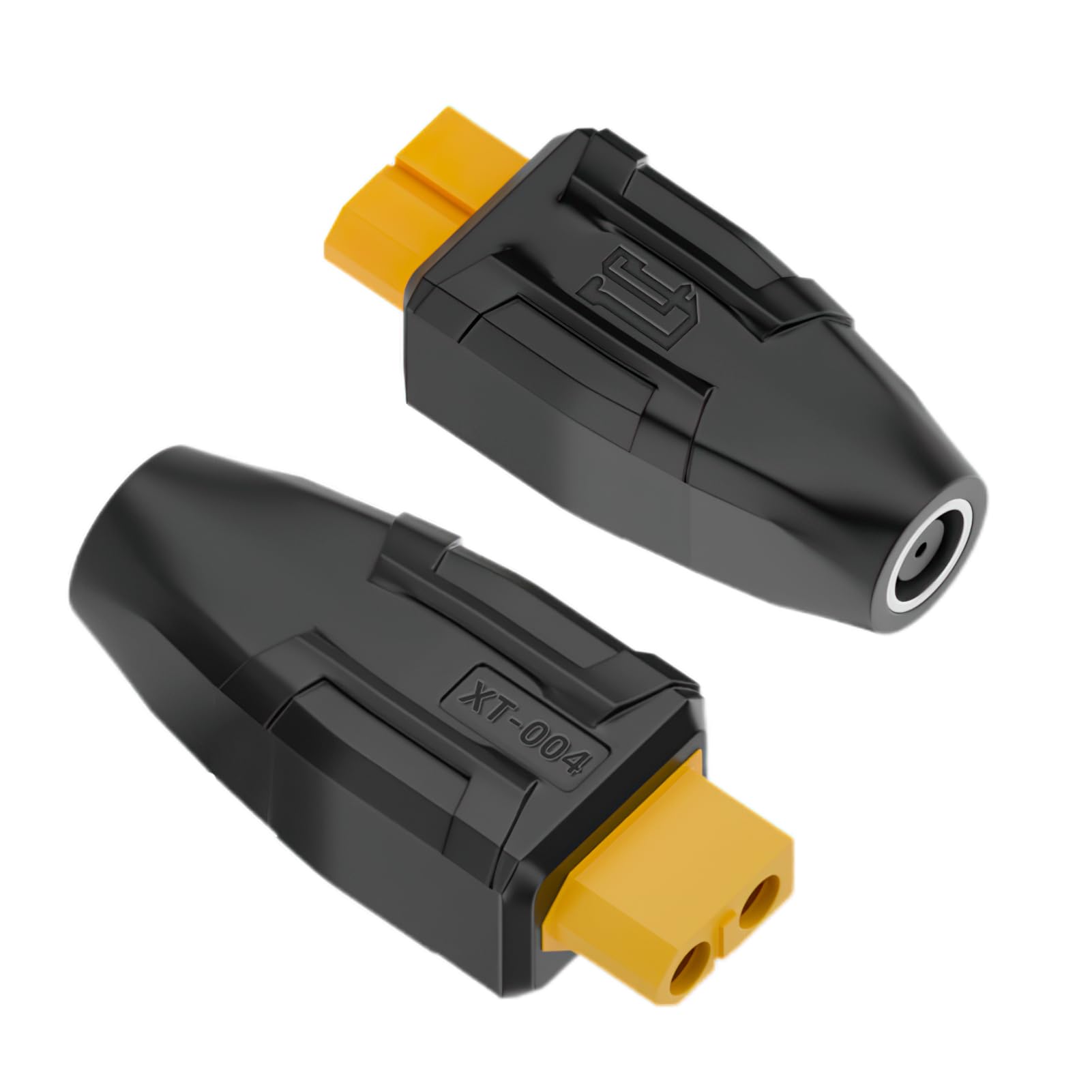 2 Pezzi Adattatori da XT60 a DC5521, Connettore XT60 Femmina a DC 5,5mm x 2,1mm Femmina Senza Filo, XT60 a DC Adattatore Impermeabile per Saldatore TS100 Monitor FPV Drone RC LiPo Pannelli Solari