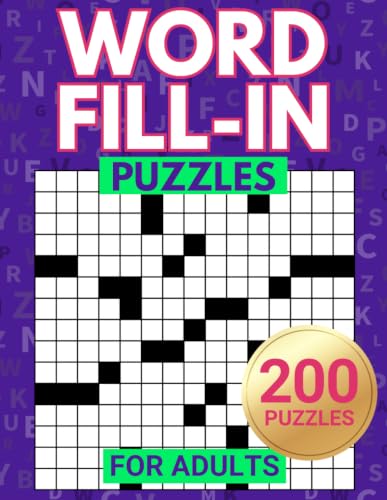 Word Fill-In Puzzles: Challenge Your Brain With This Fill In Crossword Puzzle Book For Adults & Seniors (Puzzle Books by Alex Smart) image 2