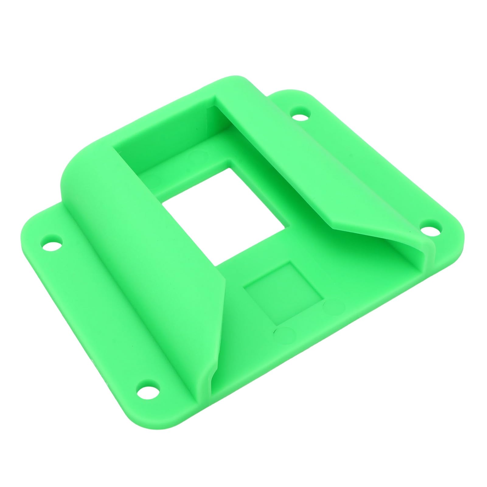 Folding Bike Bag Adapter Strong Load Bearing Capacity Front Rack Carrier Block Adapter for Bicycle, ABS Material, for DIY Conversion (Green)