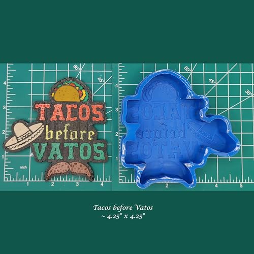 Tacos Before Vatos - Silicone Freshie Mold -