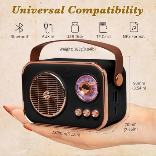 Image of 10W Portable Bluetooth Speaker for Sony Xperia XA Dual Immersive Radio Design Sound, 7-Hour Playtime, Splashproof Design, True Wireless Stereo Portable A712 - (MA-5O,)
