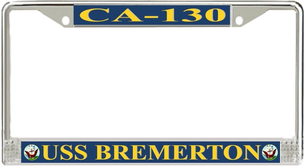 MilitaryBest USS Bremerton CA-130 License Plate Frame