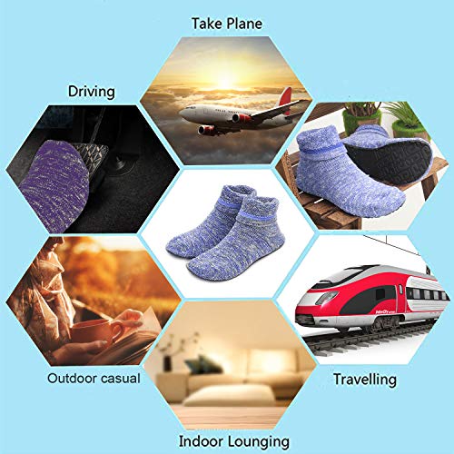 Image of Womens Non-slip Waterproof Slipper Socks With Grippers